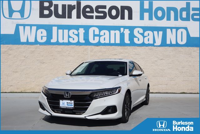 Platinum White Pearl 2021 Honda Accord EX-L FWD Sedan Front-Wheel Drive Continuously Variable Transmission