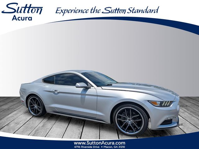 Ingot Silver Metallic 2017 Ford Mustang V6 Coupe RWD Coupe Rear-Wheel Drive 6-Speed Manual