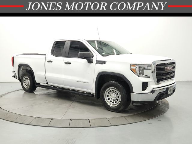 White 2021 GMC Sierra 1500 Double Cab 4WD Pickup Truck Four-Wheel Drive 6-Speed Automatic