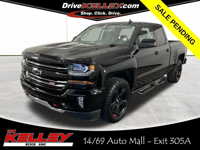 Black 2019 Chevrolet Silverado 1500 LT Double Cab 4WD Pickup Truck Four-Wheel Drive 6-Speed Automatic Overdrive