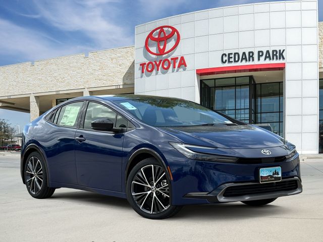 Blue 2026 Toyota Prius XLE FWD Hatchback Front-Wheel Drive Continuously Variable Transmission