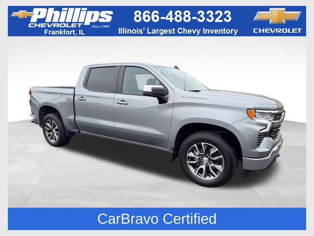 Sterling Gray Metallic 2023 Chevrolet Silverado 1500 Pickup Truck Four-Wheel Drive 8-Speed Automatic