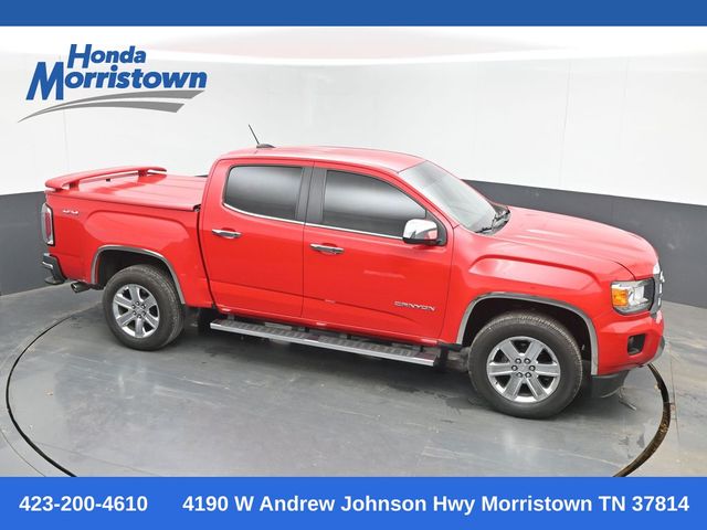 Cardinal Red 2018 GMC Canyon Pickup Truck Four-Wheel Drive 8-Speed Automatic