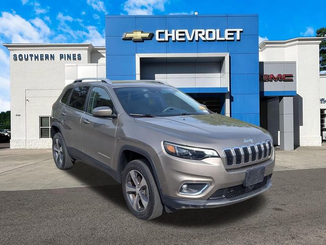 Light Brownstone Pearlcoat 2019 Jeep Cherokee Limited 4WD SUV / Crossover Four-Wheel Drive 9-Speed Automatic