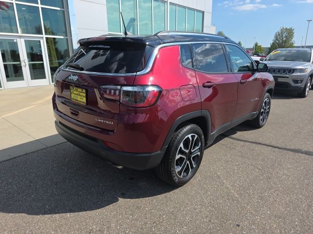 2022 Jeep Compass Limited - Velvet Red Pearlcoat exterior view 5
