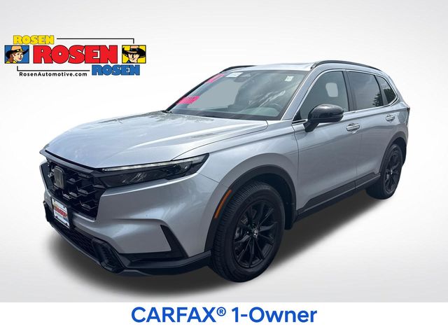 Lunar Silver Metallic 2024 Honda CR-V Hybrid SUV / Crossover All-Wheel Drive Continuously Variable Transmission