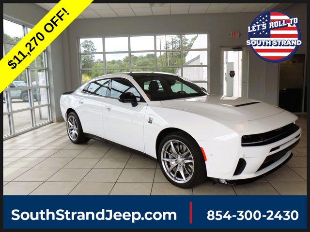 Bright White Clearcoat 2026 Dodge Charger Sedan All-Wheel Drive 8-Speed Automatic