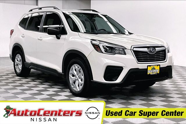Crystal White Pearl 2021 Subaru Forester SUV / Crossover All-Wheel Drive Continuously Variable Transmission