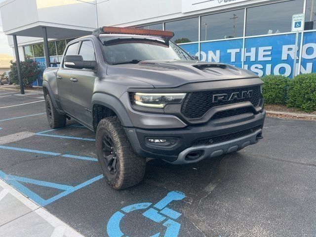 Gray (Granite Crystal Metallic Clearcoat) 2021 RAM 1500 TRX Crew Cab 4WD Pickup Truck All-Wheel Drive 8-Speed Automatic