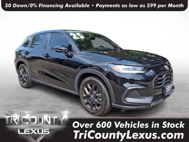 Black 2025 Honda HR-V SUV / Crossover All-Wheel Drive Continuously Variable Transmission