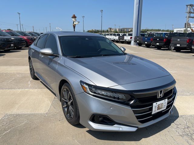 Used 2021 Honda Accord EX-L with VIN 1HGCV1F53MA122134 for sale in Kansas City