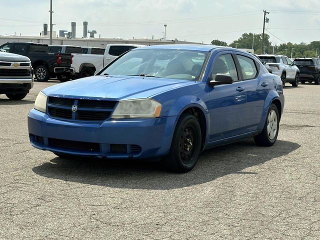 Marathon Blue Pearl 2008 Dodge Avenger Sedan Front-Wheel Drive 4-Speed Automatic