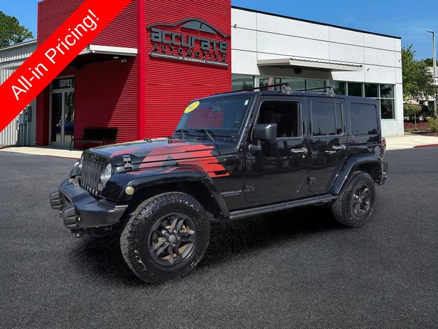 Black Clearcoat 2017 Jeep Wrangler SUV / Crossover Four-Wheel Drive 5-Speed Automatic
