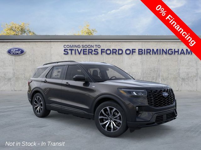 Agate Black Metallic 2026 Ford Explorer SUV / Crossover Rear-Wheel Drive Automatic