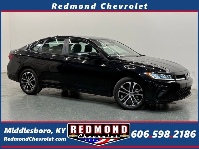 Black 2025 Volkswagen Jetta Sport FWD Sedan Front-Wheel Drive 8-Speed Automatic