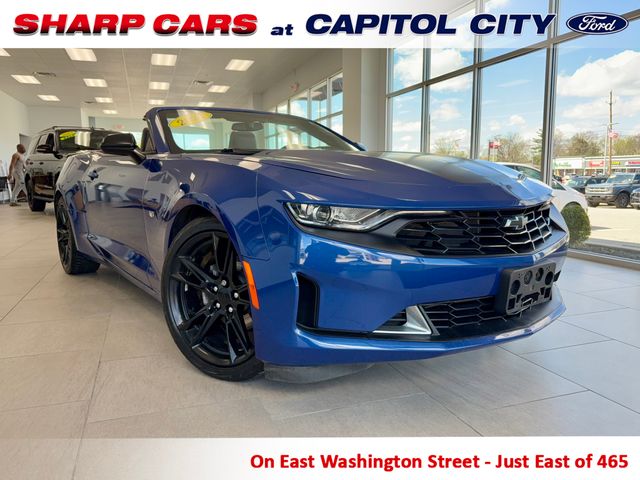 Blue Metallic 2021 Chevrolet Camaro 2LT Convertible RWD Convertible Rear-Wheel Drive Automatic