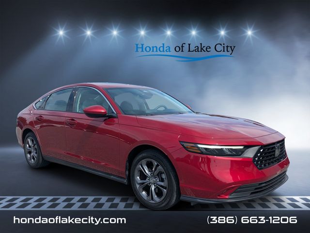Radiant Red Metallic 2023 Honda Accord Sedan Front-Wheel Drive Continuously Variable Transmission
