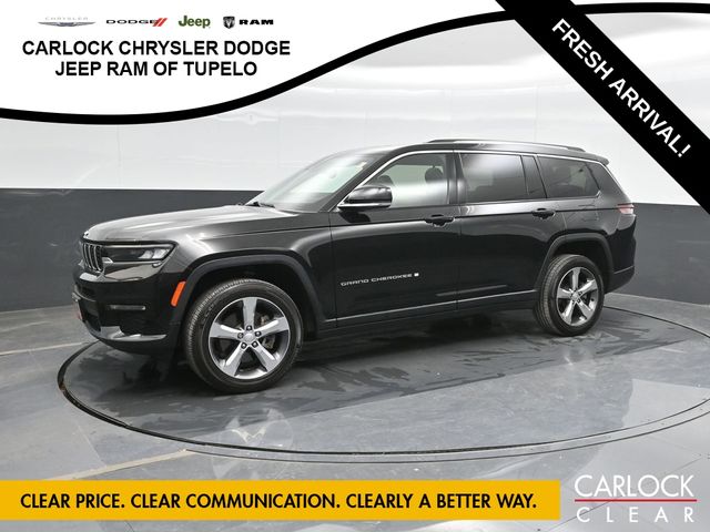 Diamond Black Crystal Pearlcoat 2021 Jeep Grand Cherokee L SUV / Crossover Four-Wheel Drive 8-Speed Automatic