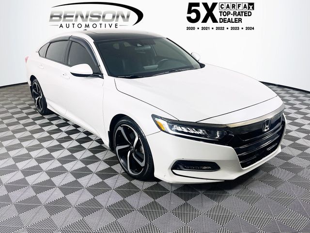 Platinum White Pearl 2020 Honda Accord 2.0T Sport FWD Sedan Front-Wheel Drive Automatic
