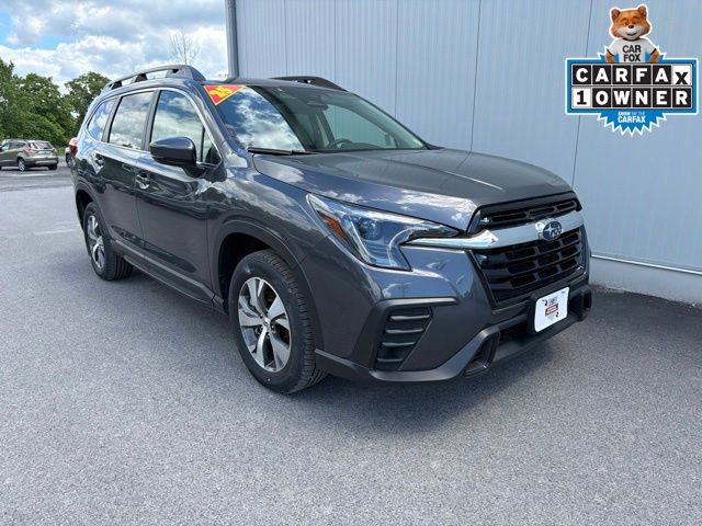 Magnetite Gray Metallic 2025 Subaru Ascent Premium 7-Passenger AWD SUV / Crossover All-Wheel Drive Continuously Variable Transmission
