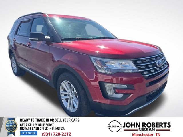 Ruby Red Metallic Tinted Clearcoat 2017 Ford Explorer XLT SUV / Crossover Front-Wheel Drive 6-Speed Automatic
