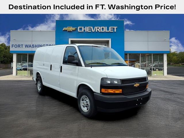 Summit White 2025 Chevrolet Express Cargo 2500 RWD Van Rear-Wheel Drive 8-Speed Automatic Overdrive
