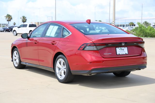 2023 Honda Accord LX Red at Community Honda
