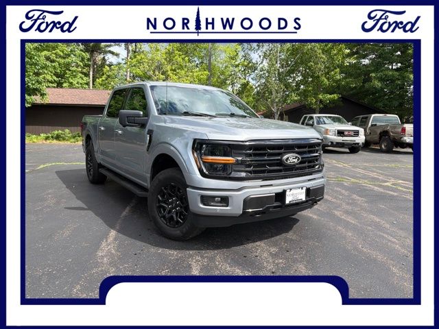 Silver Metallic 2024 Ford F-150 Pickup Truck Four-Wheel Drive Automatic