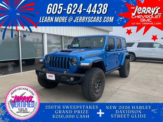 Hydro Blue Pearl Coat 2022 Jeep Wrangler Unlimited Rubicon 392 4WD SUV / Crossover Four-Wheel Drive 8-Speed Automatic