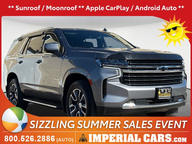 Gray (Satin Steel Metallic) 2021 Chevrolet Tahoe SUV / Crossover Four-Wheel Drive Automatic