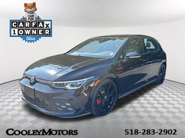 Mythos Black Metallic 2024 Volkswagen Golf GTI Hatchback Front-Wheel Drive 6-Speed Manual