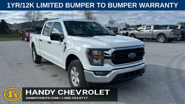 White 2023 Ford F-150 Pickup Truck Four-Wheel Drive Automatic