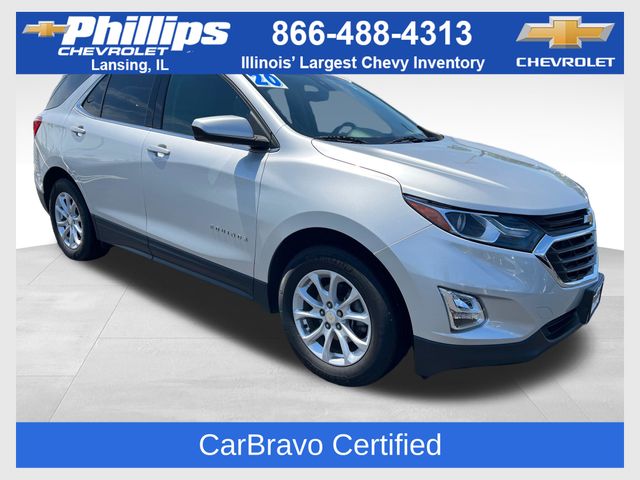 Silver Ice Metallic 2020 Chevrolet Equinox SUV / Crossover Front-Wheel Drive 6-Speed Automatic Overdrive