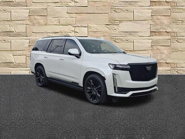 Crystal White Tricoat 2023 Cadillac Escalade SUV / Crossover Four-Wheel Drive Automatic