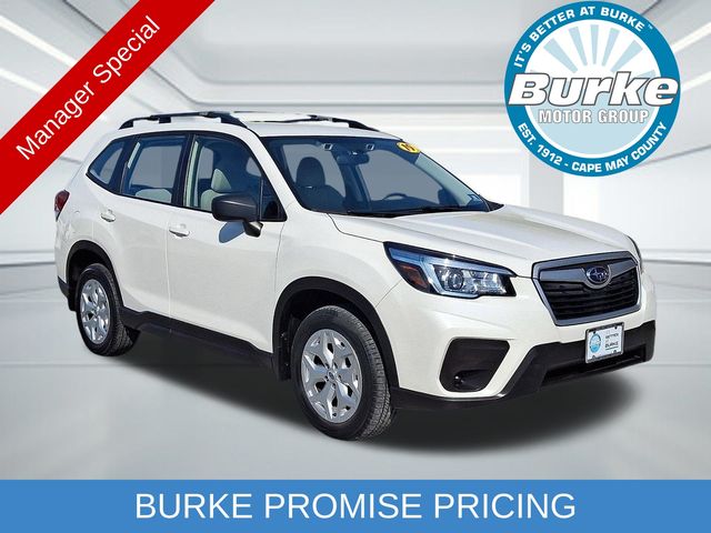 Crystal White Pearl 2019 Subaru Forester 2.5i AWD SUV / Crossover All-Wheel Drive Continuously Variable Transmission