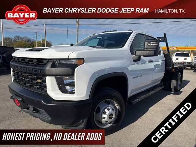 Summit White 2020 Chevrolet Silverado 3500HD Work Truck Crew Cab 4WD Pickup Truck Four-Wheel Drive Automatic