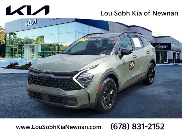 Jungle Green/Ebony Black Roof 2023 Kia Sportage X-Pro Prestige AWD SUV / Crossover All-Wheel Drive 8-Speed Automatic