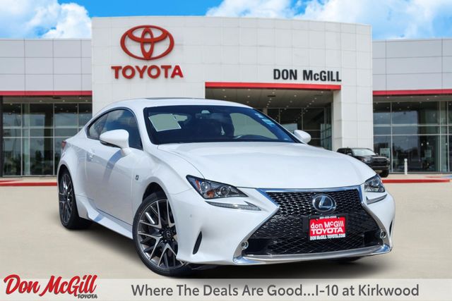 Ultra White 2017 Lexus RC Coupe Rear-Wheel Drive 8-Speed Dual Clutch