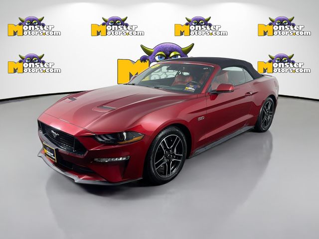 Red 2018 Ford Mustang GT Premium Convertible RWD Convertible Rear-Wheel Drive Automatic