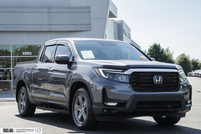 Gray (Modern Steel Metallic) 2021 Honda Ridgeline RTL-E AWD Pickup Truck All-Wheel Drive 9-Speed Automatic