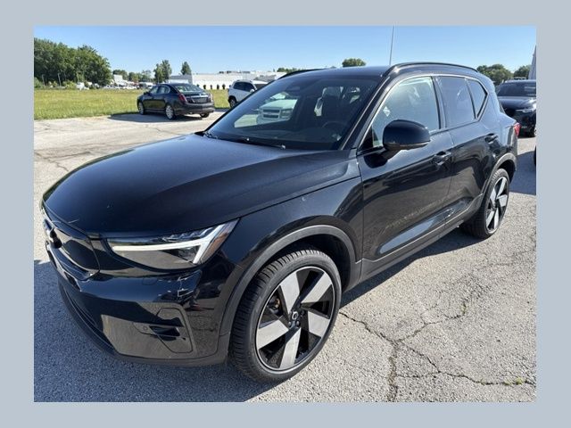 Onyx Black Metallic 2023 Volvo XC40 Recharge Twin Ultimate eAWD SUV / Crossover All-Wheel Drive 1-Speed Automatic