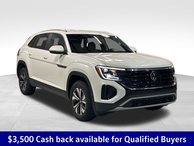 Opal White Pearl 2026 Volkswagen Atlas Cross Sport SUV / Crossover All-Wheel Drive 8-Speed Automatic