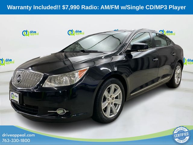 Carbon Black Metallic 2011 Buick LaCrosse Sedan Front-Wheel Drive 6-Speed Automatic