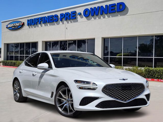 Uyuni White 2023 Genesis G70 Sedan Rear-Wheel Drive 8-Speed Automatic
