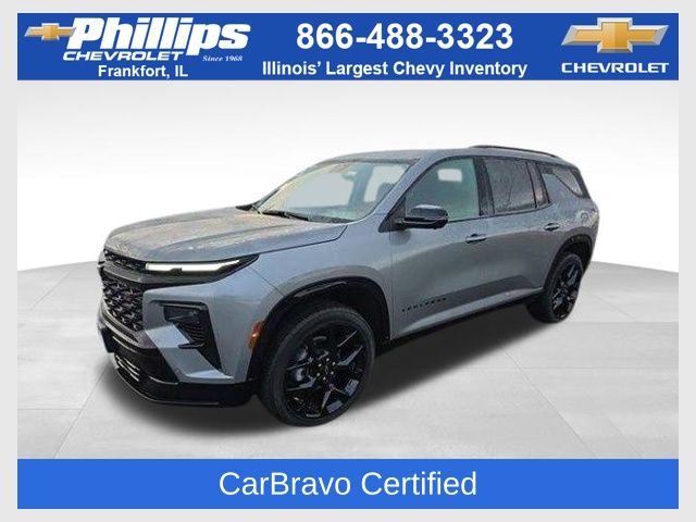 Sterling Gray Metallic 2024 Chevrolet Traverse RS AWD SUV / Crossover Four-Wheel Drive 8-Speed Automatic