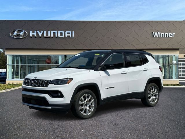 Bright White Clearcoat 2025 Jeep Compass Limited 4WD SUV / Crossover Four-Wheel Drive 8-Speed Automatic