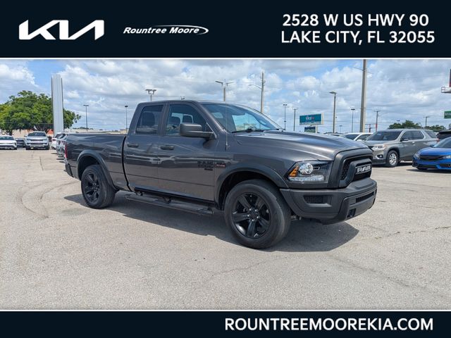 Gray (Granite Crystal Metallic Clearcoat) 2021 RAM 1500 Classic Warlock Quad Cab 4WD Pickup Truck Four-Wheel Drive Automatic