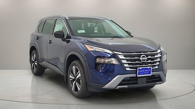 Deep Ocean Blue Pearl/Super Black 2025 Nissan Rogue SL FWD SUV / Crossover Front-Wheel Drive Continuously Variable Transmission