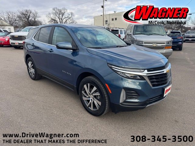 Lakeshore Blue Metallic 2024 Chevrolet Equinox SUV / Crossover Four-Wheel Drive 6-Speed Automatic Overdrive