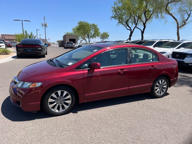 Orange (Tango Red Pearl) 2011 Honda Civic Sedan Front-Wheel Drive 5-Speed Automatic